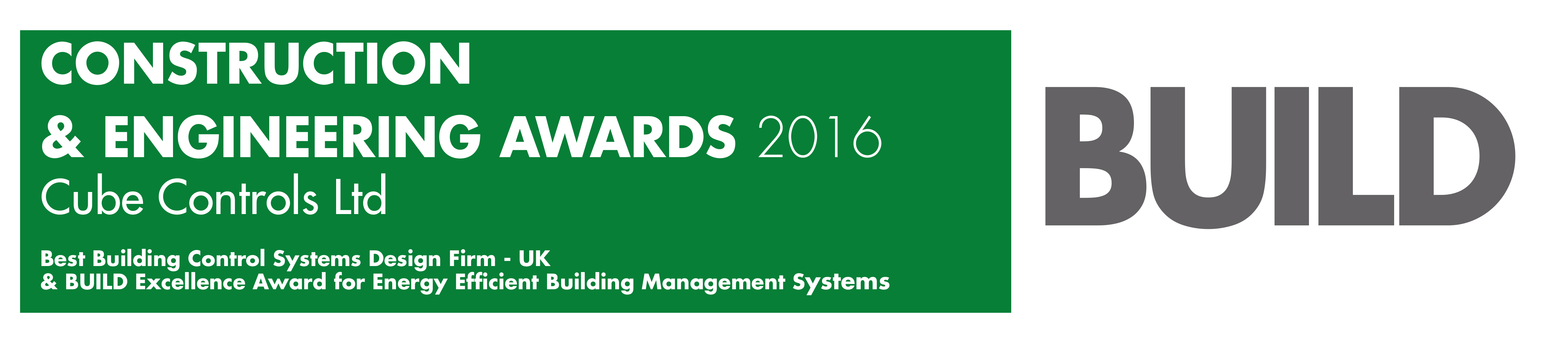 Cube Controls Ltd-Build - Construction & Engineering Awards 2016